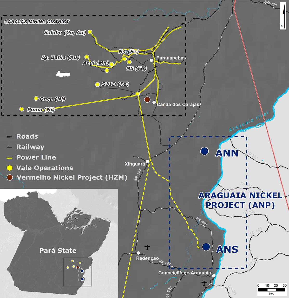 Araguaia Niquel Project Targets